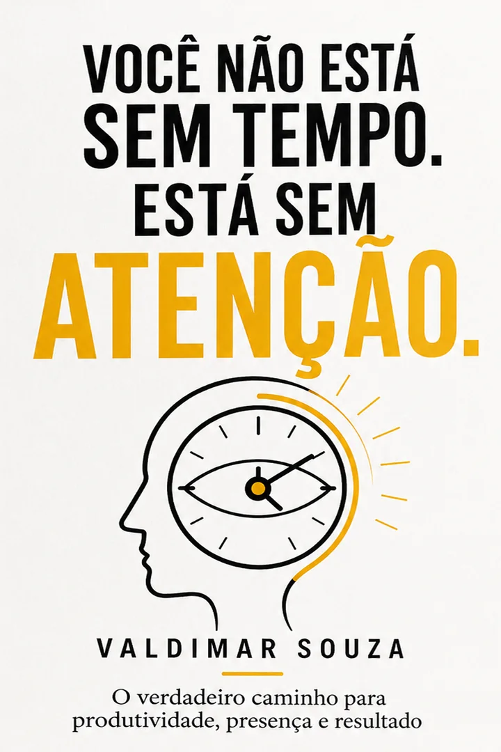 Capa de Você não está sem tempo. Está sem atenção